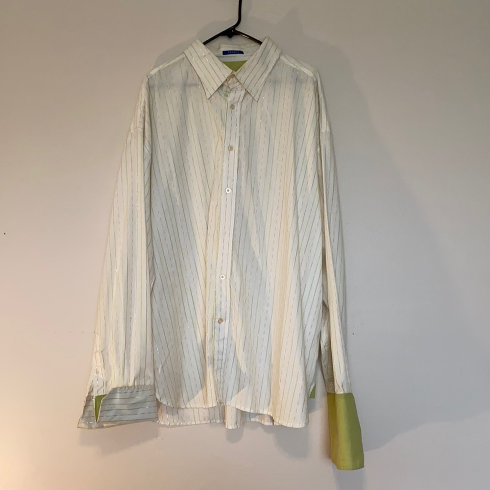 6XL men’s dress shirt w/ French cuffs